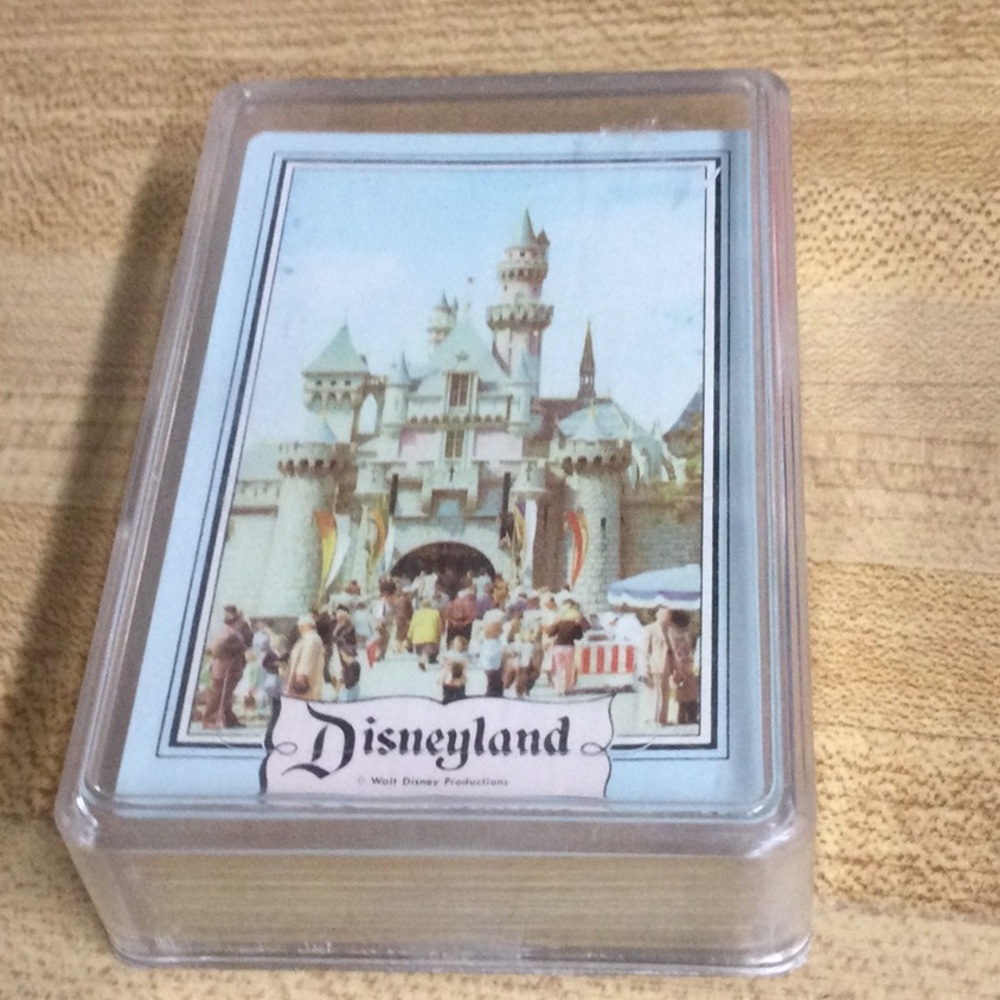 Vintage 1970 Disneyland Playing Cards